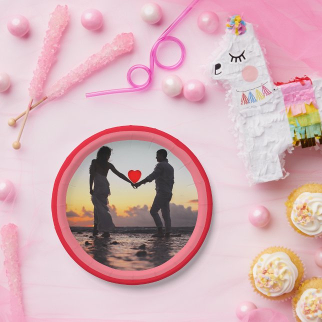 Frohen Valentinstag Pappteller (Party)