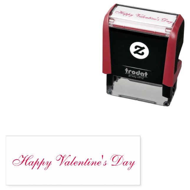 Frohen Valentinstag Permastempel (Beispiel)