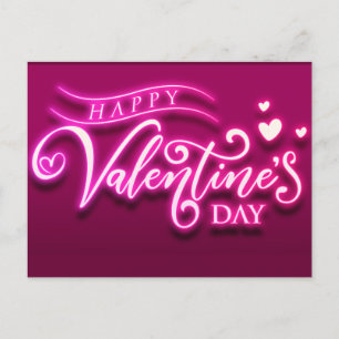 Frohen Valentinstag   Postkarte