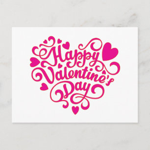 FROHEN VALENTINSTAG POSTKARTE