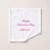 Frohen Valentinstag rosa Text Namensnachricht