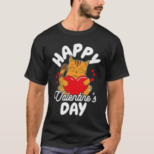 Frohen Valentinstag Rosen Date Night Blumen Lieb T-Shirt