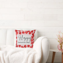Frohen Valentinstag – Roter Herz Muster Romantisch