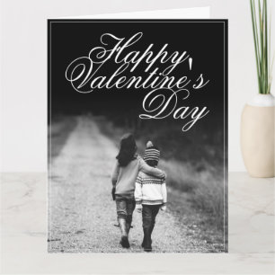 Frohen Valentinstag - Seite an Seite Karte