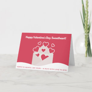 Frohen Valentinstag Süße Valentinsgrüße Karte