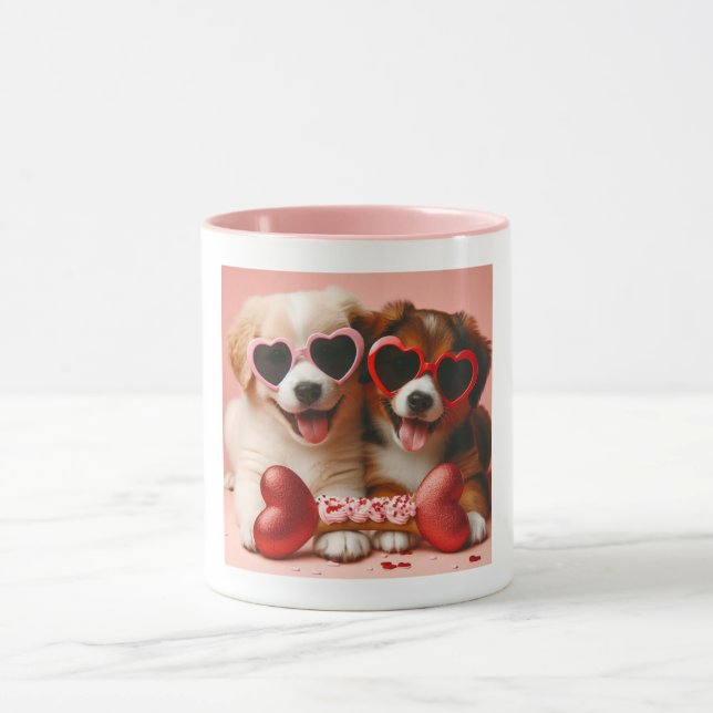 Frohen Valentinstag Tasse (Zentrum)