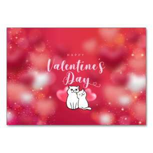 Frohen Valentinstag Tischnummer