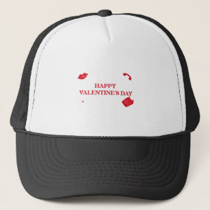 Frohen Valentinstag Truckerkappe