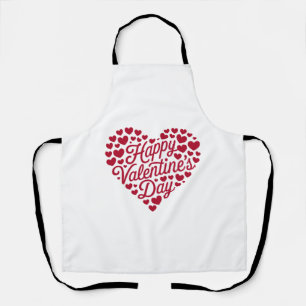 Frohen Valentinstag Valentine Liebe Herz Schürze