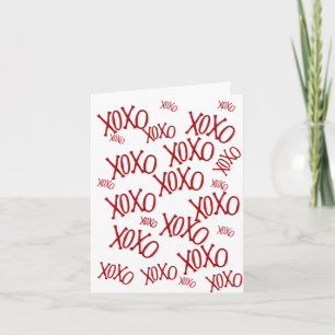Frohen Valentinstag XOXO Valentinstag Feiertagskarte