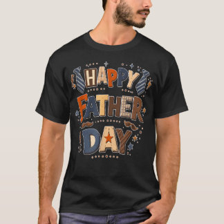 Frohen Vatertag Bunter Dad Lover T-Shirt