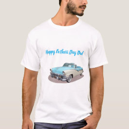 Frohen Vatertag Dad Oldtimer T-Shirt