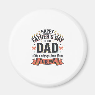 Frohen Vatertag Dad Vintage-Typografie  Magnet