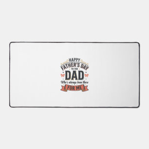 Frohen Vatertag Dad Vintage-Typografie Schreibtischunterlage