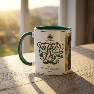 Frohen Vatertag Daddy Foto Kaffeetasse
