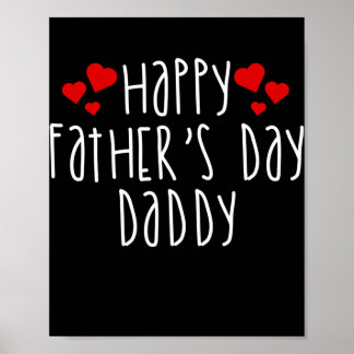 Frohen Vatertag Daddy Vater Papa Poster