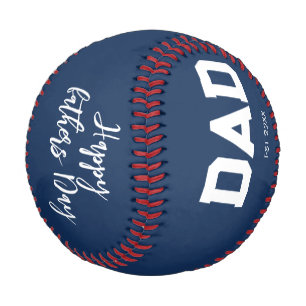 Frohen Vatertag EST und Name  Baseball