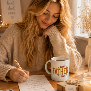 Frohen Vatertag – Herzliches Geschenk für die Welt Kaffeetasse
