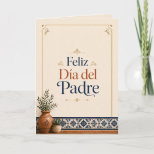 Frohen Vatertag Karte Für Papá De Familia