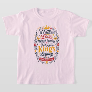 Frohen Vatertag Königliches Erbe T-Shirt