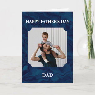 Frohen Vatertag Papa Foto individuell Karte