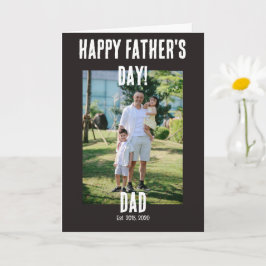 Frohen Vatertag Papa gegründet Karte