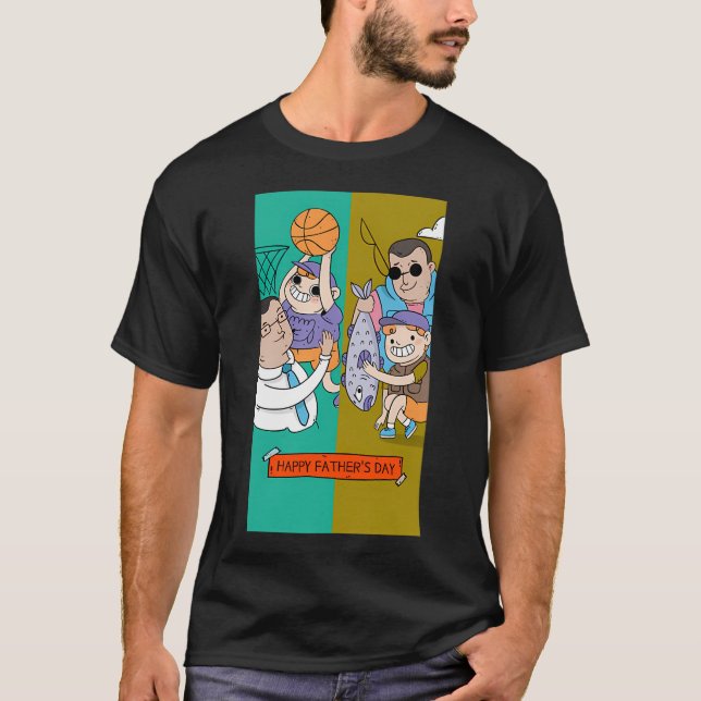 Frohen Vatertag T-Shirt (Vorderseite)