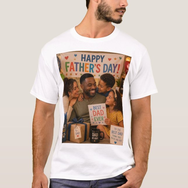 Frohen Vatertag T-Shirt (Vorderseite)