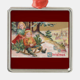 Frohen Weihnachten Ornament Aus Metall