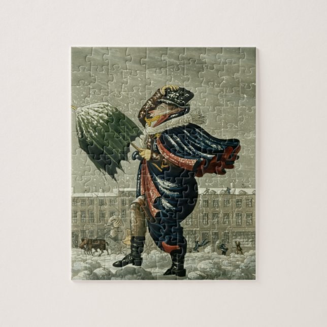 Frohen Weihnachten und ein guten Rutsch ins Neue Puzzle (Vertikal)