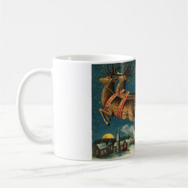 Frohen Weihnachten Vintage Sankt Tasse
