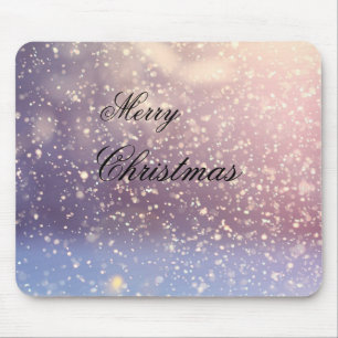 Frohen Weihnachtsschnee anpassen Mousepad