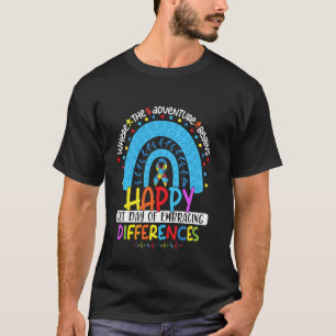 Froher 1. Tag des Akzeptierens von Unterschieden A T-Shirt