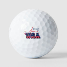 Froher 250. Unabhängigkeitstag Amerika 1776-2026 Golfball