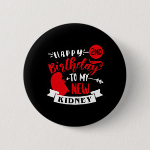 Froher 2. Geburtstag für meine neue Niere, Transpl Button