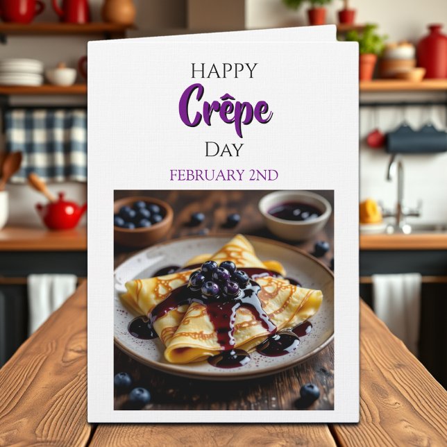Froher Crêpe-Tag | 2. Februar Karte (Von Creator hochgeladen)