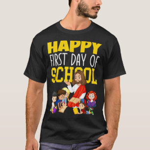 Froher erster Schultag Erste katholische Schule Ho T-Shirt