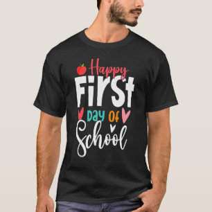 Froher erster Schultag Funny Teachers Schüler T-Shirt