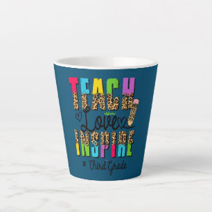 Froher erster Tag der 3. Klasse Lehrer Liebhaber B Milchtasse