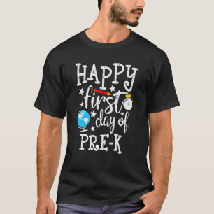 Froher erster Tag der Vorschul-Lehrer-Eltern-Schül T-Shirt