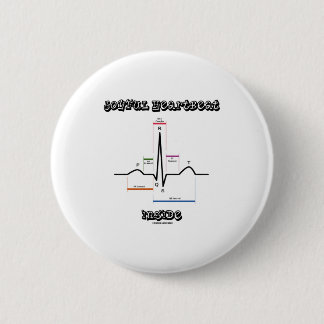 Froher Herzschlag innerhalb ECG EKG Button