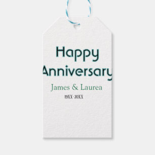 Froher Hochzeitstag Name Datum Jahr einfach mi Geschenkanhänger