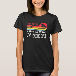 Froher letzter Schultag Lehrer Schüler Abschluss T-Shirt