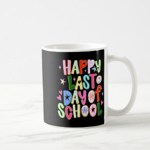 Froher letzter Schultag lustiger Jahresend-Lehrer Kaffeetasse