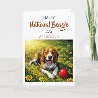Froher Nationaler Beagletag | 22. April Karte