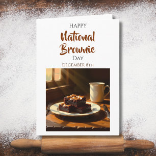 Froher Nationaler Brownie-Tag 8. Dezember Karte