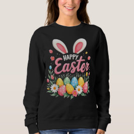 Froher Osthase Frühling Ostern Ei Ostern Sweatshirt