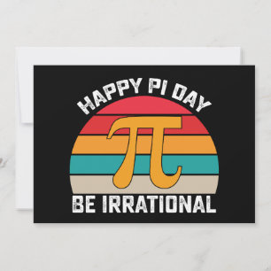 Froher Pi-Tag Sei Irrational Lustige Mathematik Vi Einladung