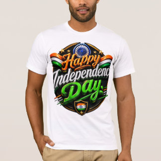 Froher Unabhängigkeitstag – Premium 3D Patriotisch T-Shirt