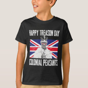 Froher Verratstag König Charles III Britisch Lusti T-Shirt